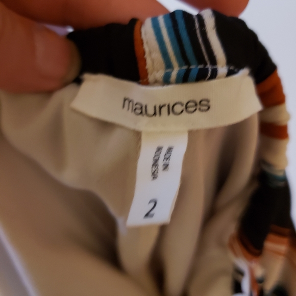 Size 2, Maurices, maxi- dress, bohemian look - Picture 3 of 3